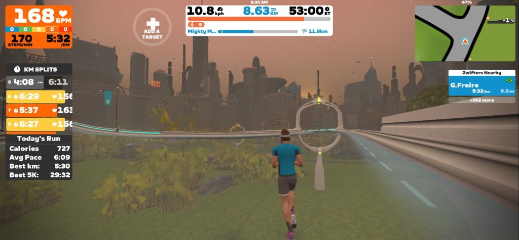 Zwift run online garmin