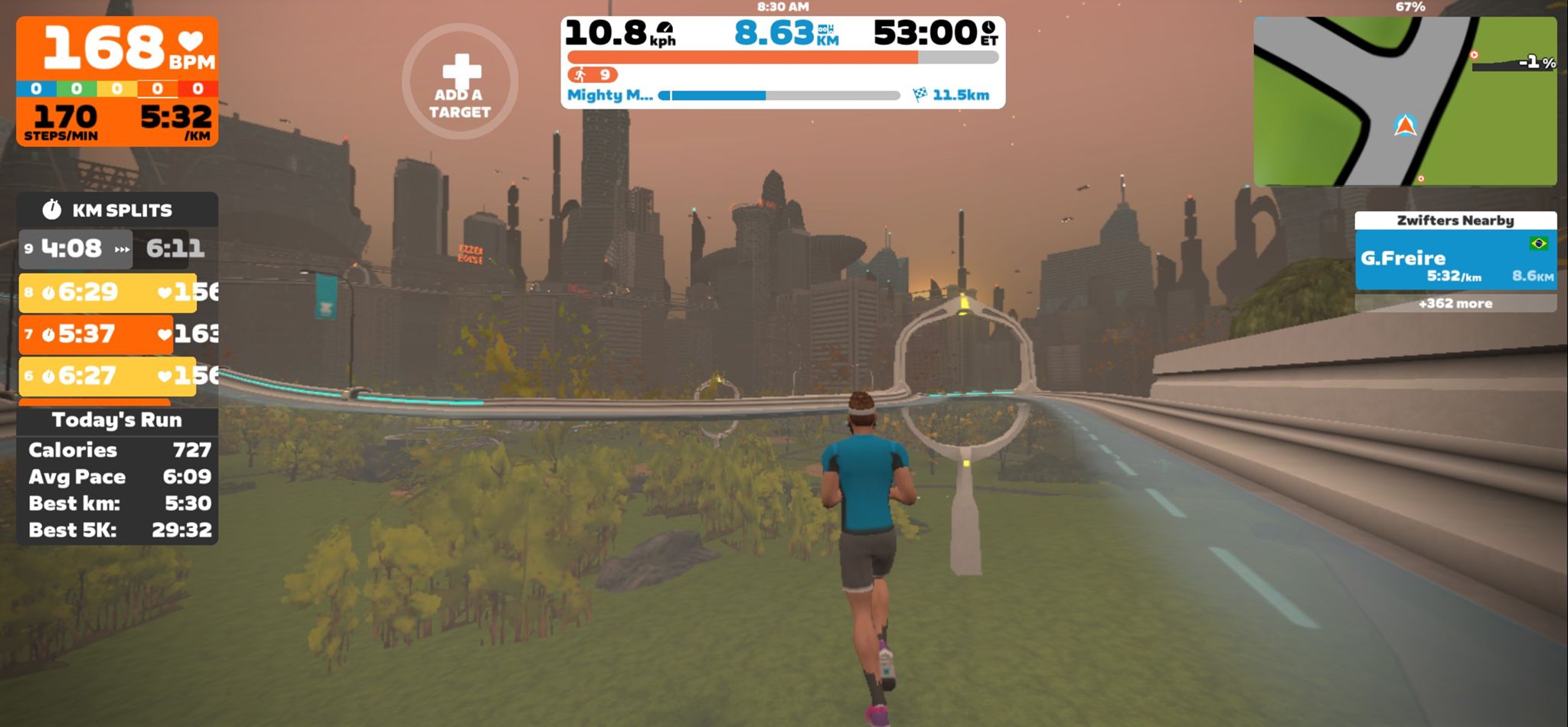 Maximizing Your Indoor Workouts with Zwift: How I’m Using it with Garmin Fenix 6 and Stryd for Accurate Treadmill Training