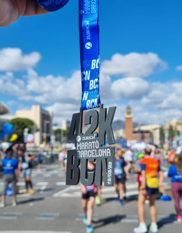 Medal of 2023 Barcelona Marathon